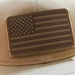 USA Flag PVC Patch – 3 Color Options