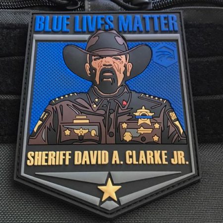 Sheriff David A. Clarke Blue Lives Matter Patch, GEN II