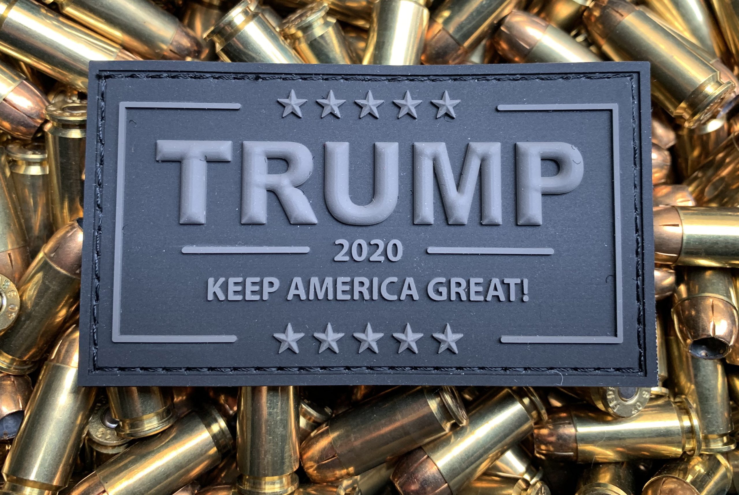 TRUMP 2020 KEEP AMERICA GREAT Woven Morale Patch MAGA GOP VELCRO® Brand 
